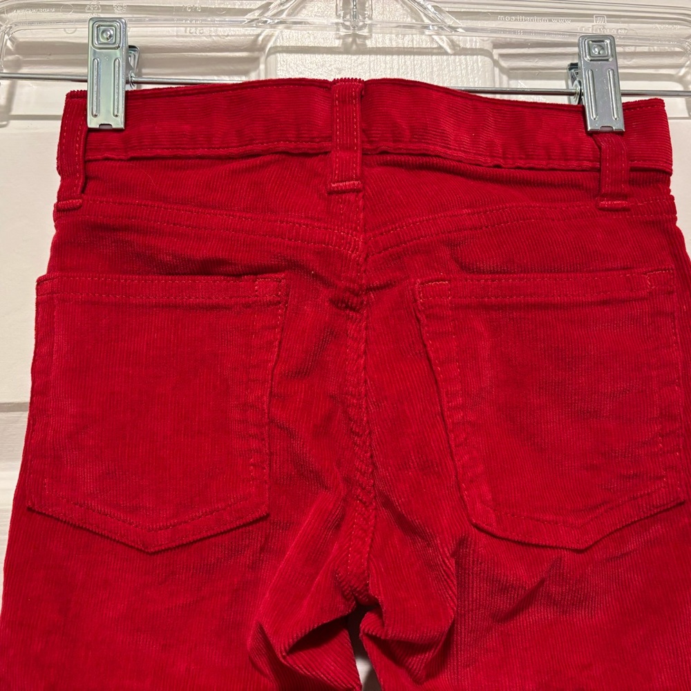 Stylish Red Kids Corduroy Pants - Picture 7 of 7